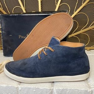 Polo Ralph Lauren Chukka Boot Casual Shoe Navy Men's Size 11.5